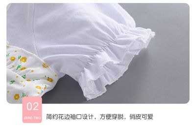 Imported China Floral Faux Two-Piece Style_img_2