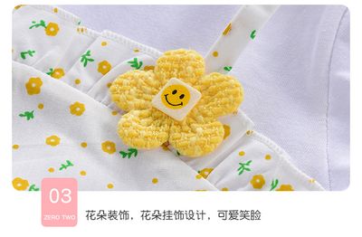 Imported China Floral Faux Two-Piece Style_img_3