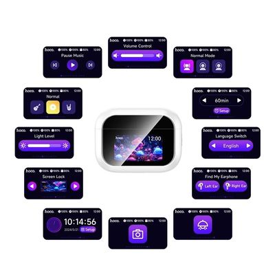 Hoco EW79 Bright ANC Touch Screen Bluetooth Earbuds_img_2