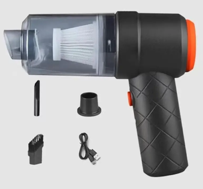Handheld Car Vacuum Cleaner Rechargeable 3-in-1 Dust Buster Cordless Portable Mini Vacuum Cleaner for Car, Office, Home_img_4