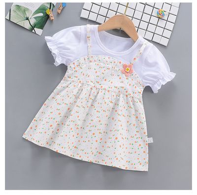 Imported China Floral Faux Two-Piece Style_img_0