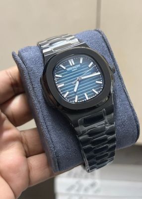 PATEK AUTO (AAA) BLUE DIAL BLACK BODY_img_0
