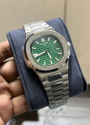 PATEK AUTO (AAA) GREEN DIAL SILVER BODY_img_0