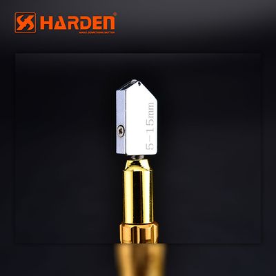 HARDEN Professional Glass Cutter (Auto-Oil ), 185mm, with Aluminum Alloy Handle cutting ability: 5 - 15mm thick glass; 570353_img_1