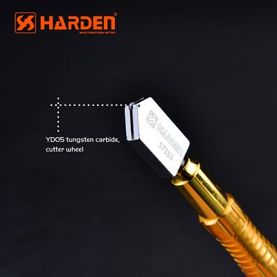 HARDEN Professional Glass Cutter (Auto-Oil ), 185mm, with Aluminum Alloy Handle cutting ability: 5 - 15mm thick glass; 570353_img_3