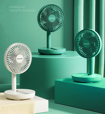 Rechargeable 5-inches Folding fan HCZ21 Green colour_img_3
