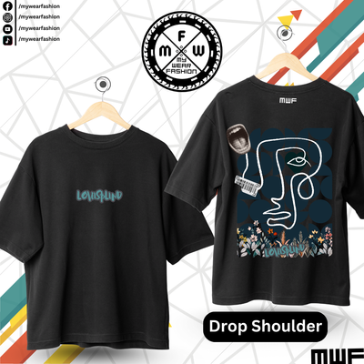 Love Is Blind Premium Drop Shoulder T-Shirt_img_2