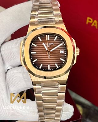 PATEK PHILIPPE NAUTILUS | EUROPEAN STANDARD | AUTOMATIC | ROSE GOLD CASE BROWN DIAL_img_4