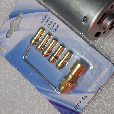 Motor + Mini Drill Chak 0.5mm - 3 mm_img_1