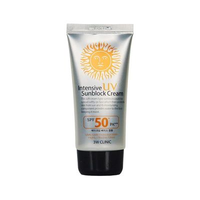 3w clinic intensive Uv sunblock cream spf50 Pa+++ – 70ml_img_3