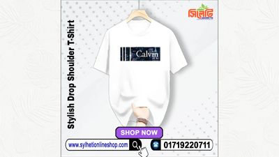 Calvin Stylish Drop Shoulder T-Shirt (Code: 2219800)_img_0