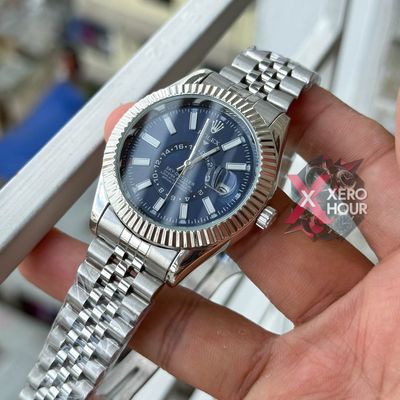 Rolex Sky Dweller AA Grade | Single Tone | Blue Dial_img_3