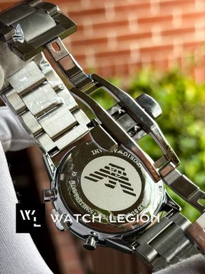 ARMANI NEW MECCANICO QUARTZ FULL SILVER BLACK DIAL_img_3