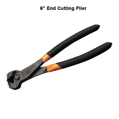 HARDEN End Cutting Plier, (6", 150 mm), Alloy Steel Professional Soft Grip Handles Forged CRV Steel; Model: 560540_img_0
