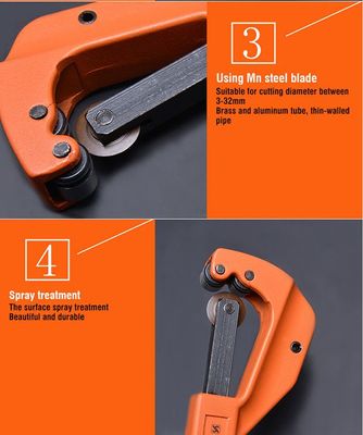HARDEN 6-64mm Zinc Alloy Pipe Cutter tube cutter for Aluminium, PPR plastic, Brass tube and pipe cutting Professional; Model: 600823_img_8