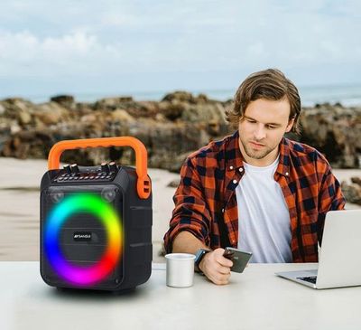 K12 Bluetooth Karaoke Machine Portable 5.3 PA Speaker System_img_3