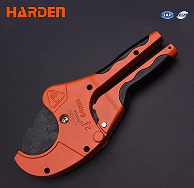 HARDEN 63mm PVC Plastic Pipe Cutter Scissor PPR / PE Pipe Cutter Industrial portable; 600854_img_1