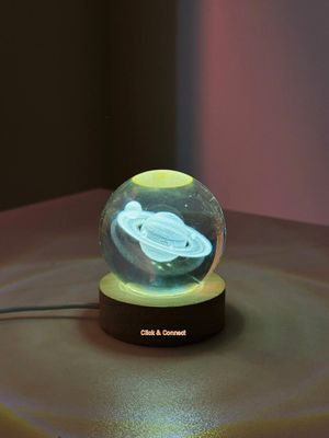 Crystal Galaxy Moon Ball Lamp – 3D Moon & Naptun Night Light for Room Décor & Gift_img_1