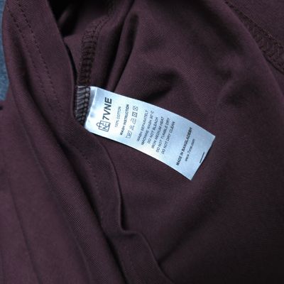 Solid (Expresso) Oversized Drop Shoulder T-shirt_img_4
