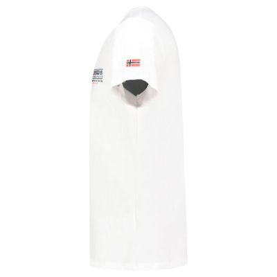 T-Shirt Men Short Sleeve with White Flag_img_3