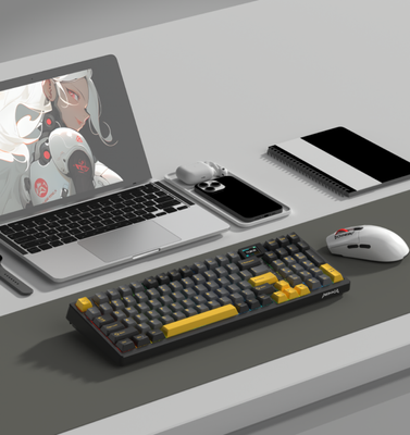 MONKA 3098 PRO V2 Tri Mode RGB Hotswappable Mechanical Keyboard_img_3