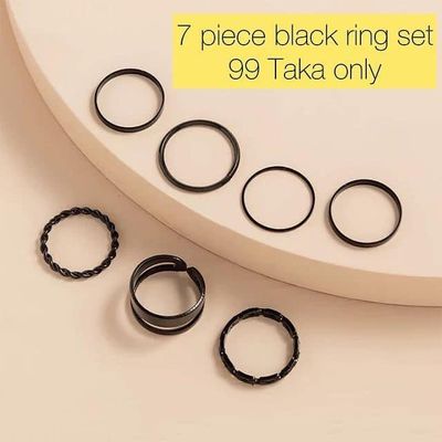 7 piece ring set ❤️ 99 Taka only.   3 colours available_img_5