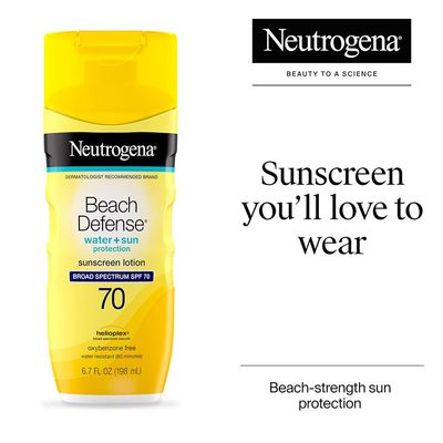 Neutrogena Beach Defense Water + Sun Protection Sunscreen Lotion Broad Spectrum Spf 70 – 198ml_img_1