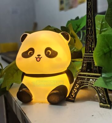 Cute Panda LED Night Light Cartoon Bedside Lamp for Kids Room & Home Decor | Price in BD_img_0