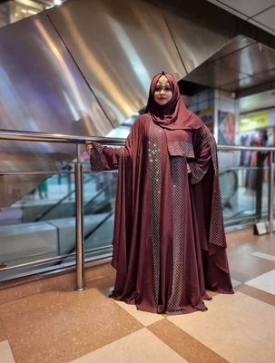 Abhaya Set with Hijab_img_3