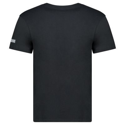 Canadian Peak JVICKEAK Homme - T-Shirt Col Rond avec Impressions et Drapeau Noir_img_1