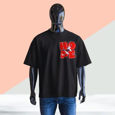 HOPE Flying Birds 🕊️ - Premium Oversized Drop Shoulder T-shirt