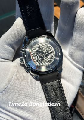 OMEGA SPEED MASTER WHITE DIAL DEEP DARK BLUE BELT_img_1