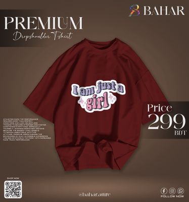 Oversized T-Shirt (I am just a girl)_img_3
