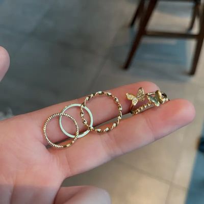 4 pieces butterfly ring set_img_4