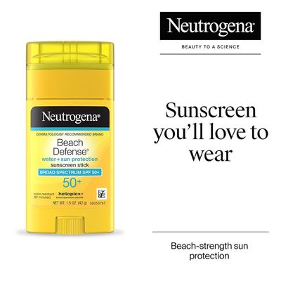 Neutrogena Beach Defense Water + Sun Protection Sunscreen Stick Broad Spectrum SPF 50+ (42gm)_img_1