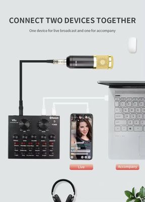 BM800 Microphone combo with sound card- High Performance Condenser Microphone for YouTube Studio_img_3