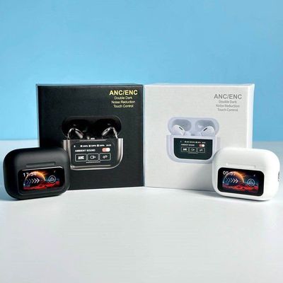 Airpods A9 pro Touch screen Display with ANC, ENC TWS Earbuds_img_2