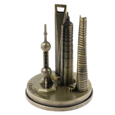 Shanghai Skyline Architecture Model Replica - Collectible Souvenir Building Decoration for Office or Home_img_3
