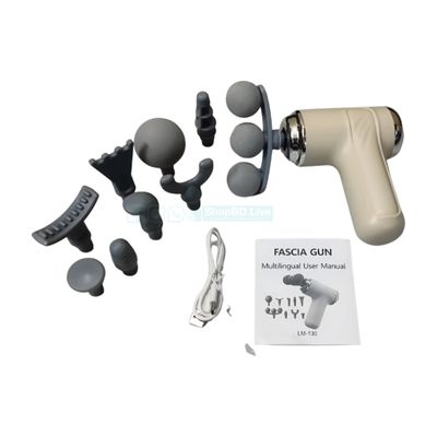 Fascia Gun BLD-130 | 9 Massage Heads, 6-Speed Muscle Recovery Gun for Whole Body | Price in BD_img_1