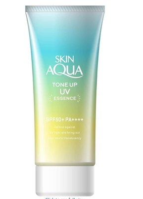 Skin Aqua Sunscreen Tone Up Uv Essence Mint Green Color 2.82oz (80g)_img_0