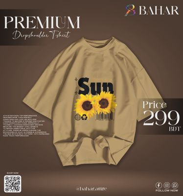 Oversized T-Shirt (Sunflowers)_img_3