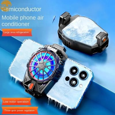 X20 Mobile Phone Type-C System Back-clipSemiconductor Cooling Fan Radiator for PUBG GameCooler for lOS Android Cool Heat Sink_img_1