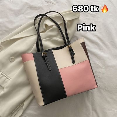 Color Block Tote Bag_img_4