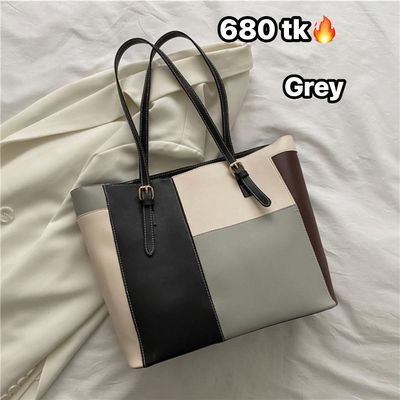 Color Block Tote Bag_img_5