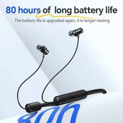 Hoco ES70 Long Battery Backup Bluetooth Neckband – Black Color_img_2