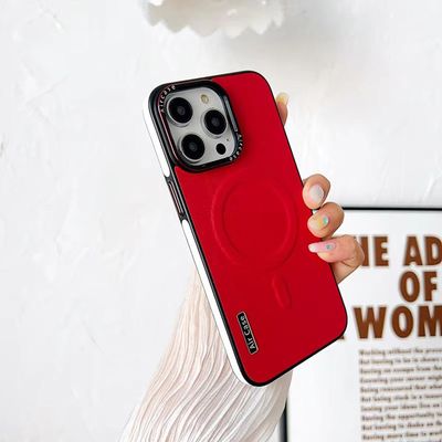 magnetic wireless charge leather phone case_img_2