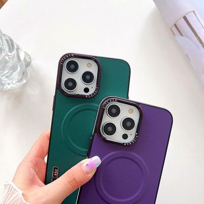 magnetic wireless charge leather phone case_img_3
