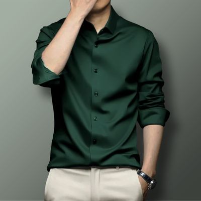 High Spandex Shirt / Color > Sea Green Color