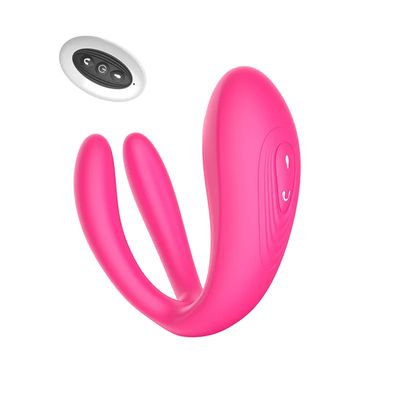 Wireless Remote Control U Shape Vibrating Pantie Dildo Couple Lover Use Clit G Spot Stimulation Wearable Vbrator_img_0