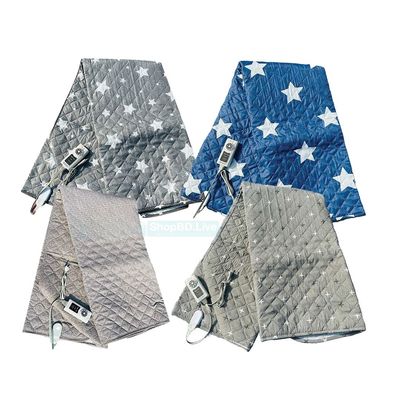 Korean Electric Heating Bed Pad Double Size 135×180cm | 9-Mode Temperature Control, Pre-Heating, Soft Tropical Fabric | Price in BD_img_1
